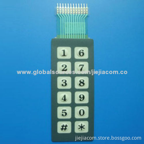 Hot Embossing Mold Forming Glossy Membrane Switch, PCBA Face Mask, Good Appearance
